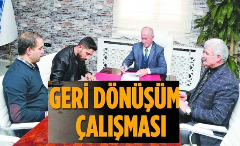 Tuşba Belediyesi’nden geri dönüşüm çalışması…