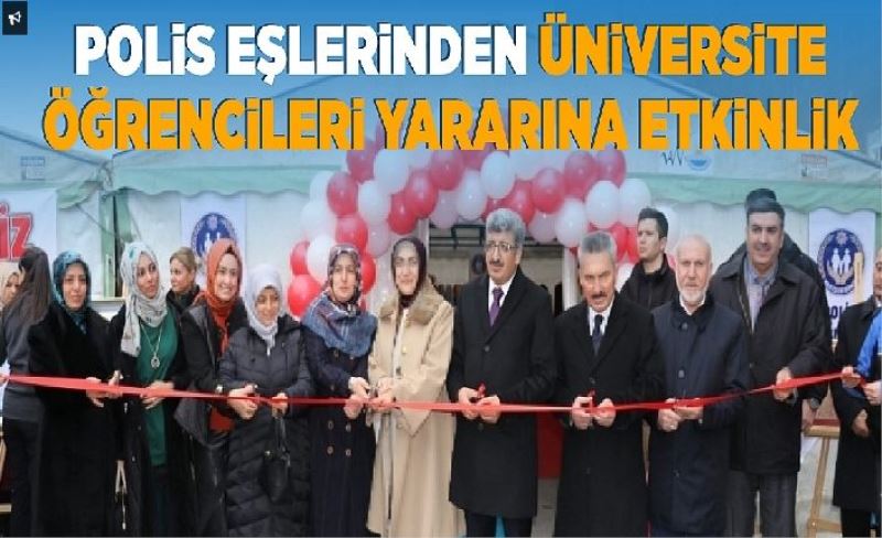 Van'daki polis eşleri, ihtiyaç sahibi öğrencileri unutmadı