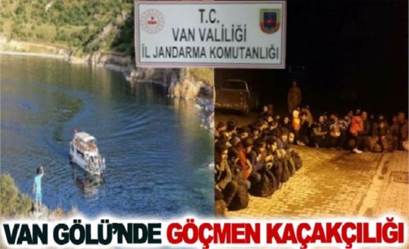 Van Gölü’nde göçmen kaçakçılığı