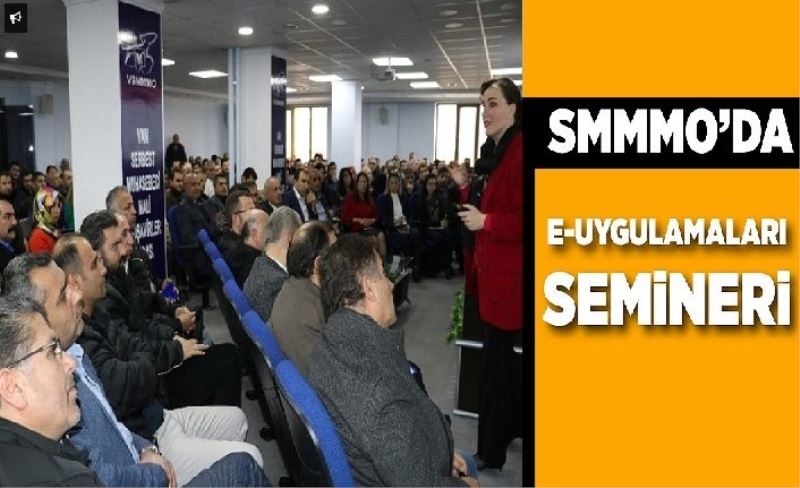 Van SMMMO’da “E-Dönüşüm” semineri