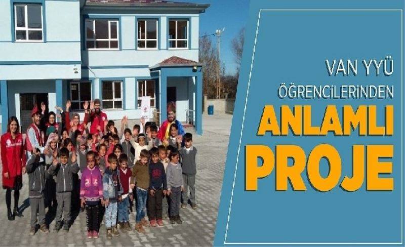 Van YYÜ öğrencilerinden anlamlı proje