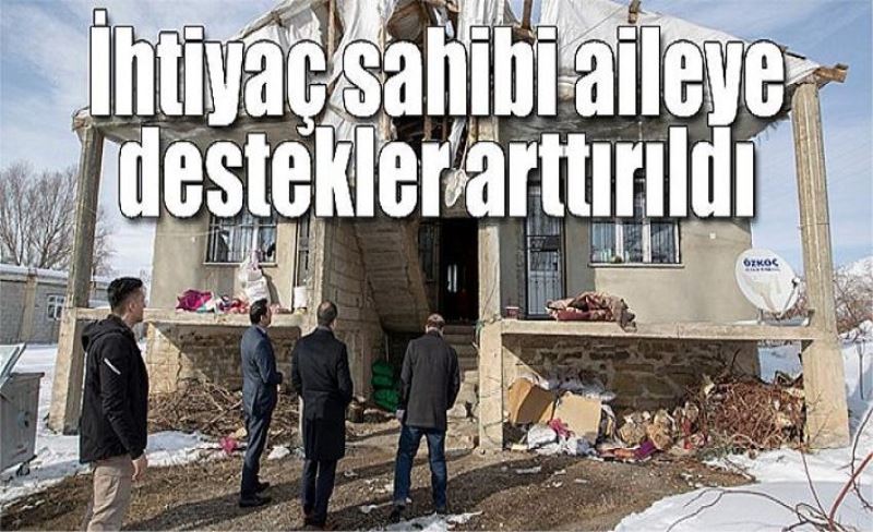 İhtiyaç sahibi aileye destekler arttırıldı