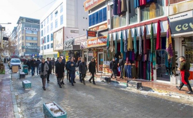 Kaymakam ve Başkan Vekili Aslan’dan, esnaf ziyareti…