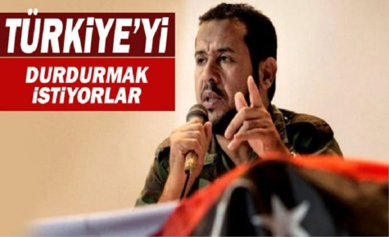 Libya Komutanı Belhac, "Türkiye'nin silah yardımını kesmekle darbecilere destek veriyorlar"