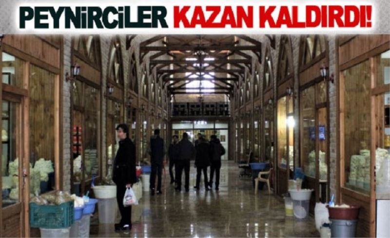 Peynirciler Kazan kaldırdı!