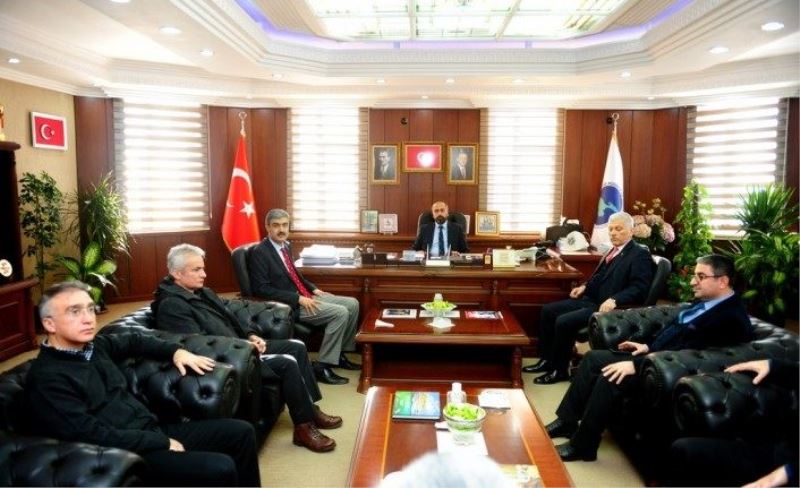TVHB Başkanı Eroğlu'ndan Rektör Şevli'ye ziyaret