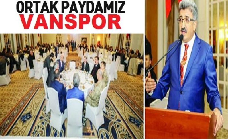 Vali Bilmez: Vanspor ortak paydamız