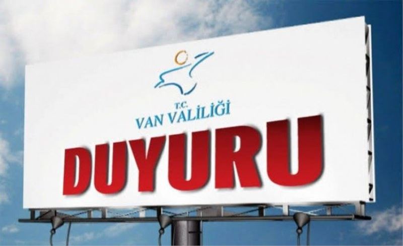 Van Valiliğinden dolandırıcılık uyarısı
