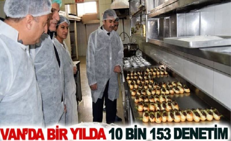 Van’da bir yılda 10 bin 153 denetim