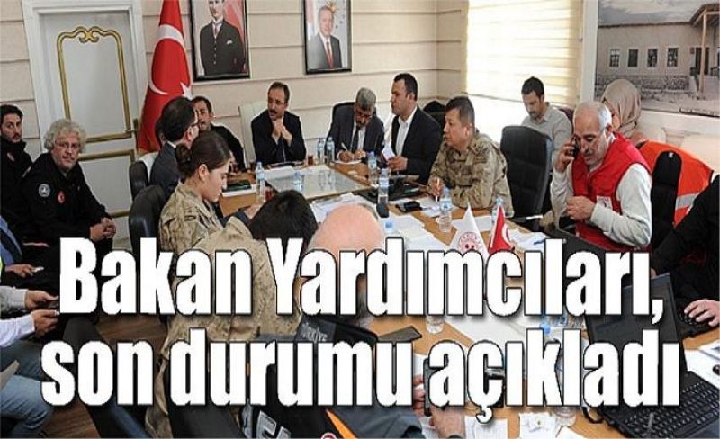 Bakan Yardımcıları, son durumu açıkladı