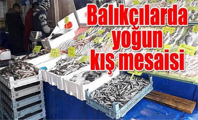 Balıkçılarda yoğun kış mesaisi