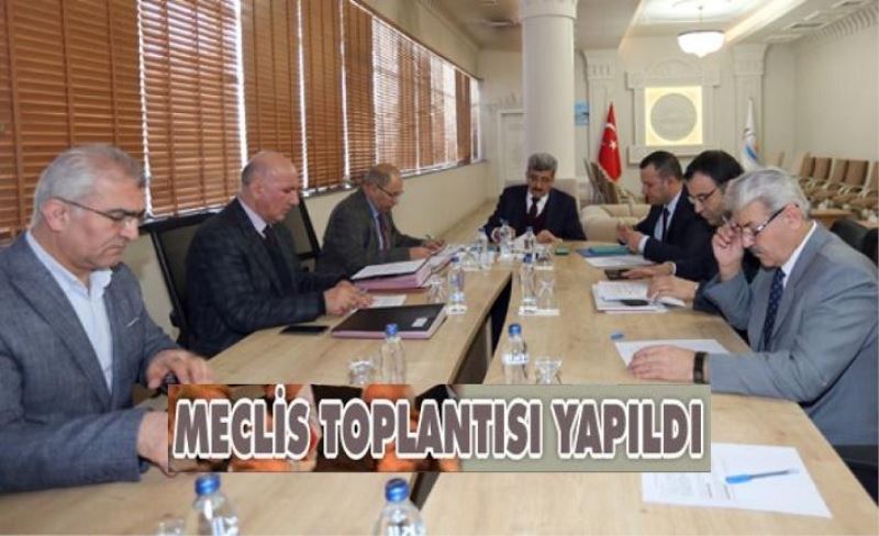 Büyükşehir’de meclis toplantısı…