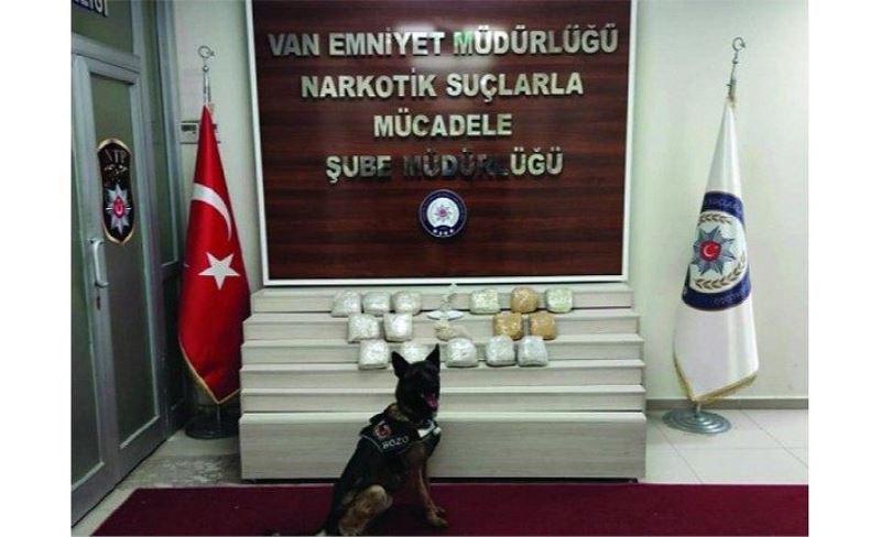 İpekyolu'nda, 15 kilo eroin ele geçirildi