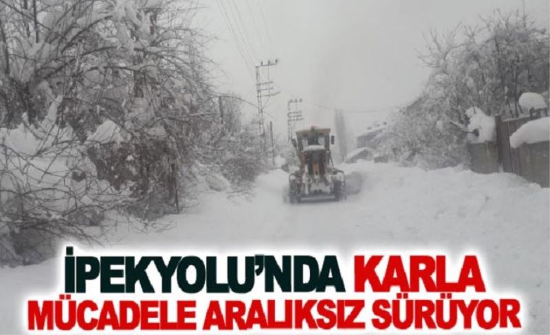 İpekyolu Belediyesi çalışmalarını aralıksız sürdürüyor