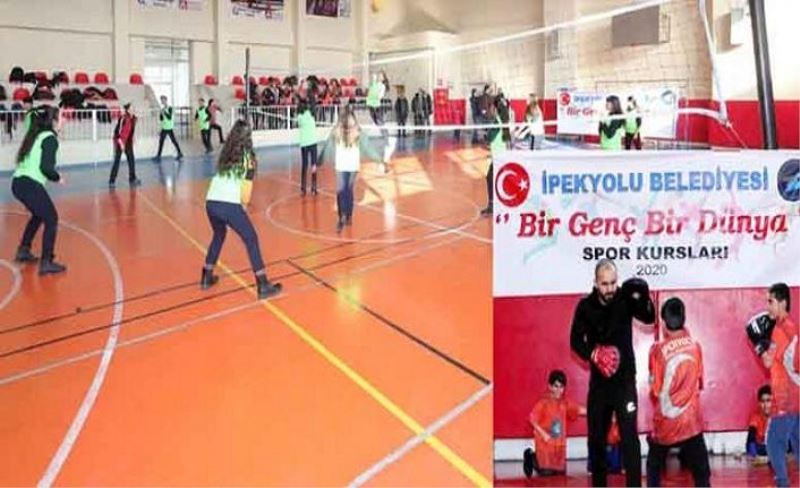 İpekyolu Belediyesi’nin kurslarına yoğun ilgi…