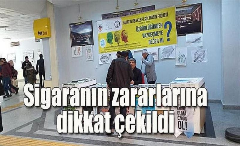 Sigaranın zararlarına dikkat çekildi