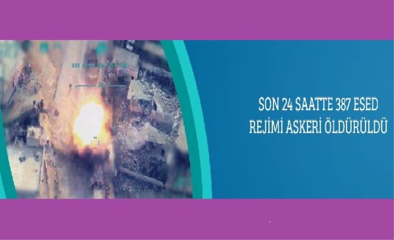 Son 24 Saatte 387 Esed Rejimi Askeri Öldürüldü