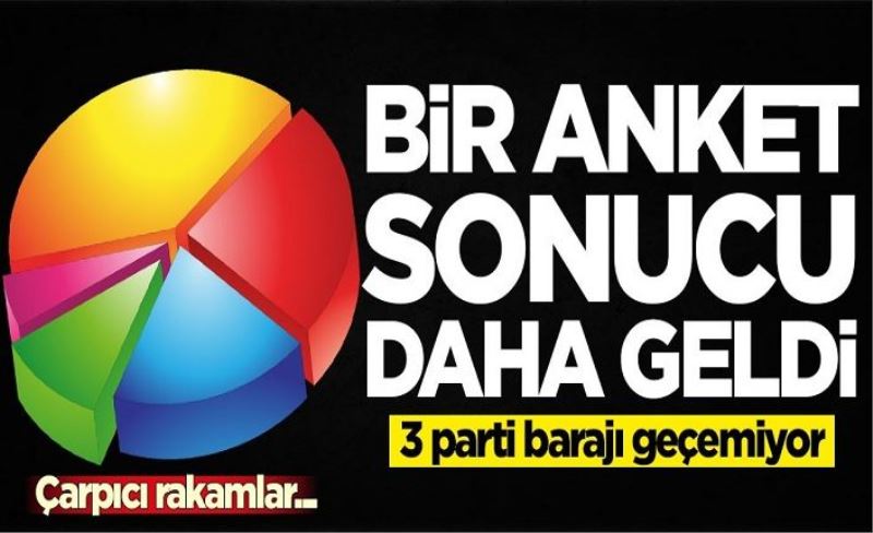 Son anket sonuçları açıklandı! İşte çarpıcı rakamlar