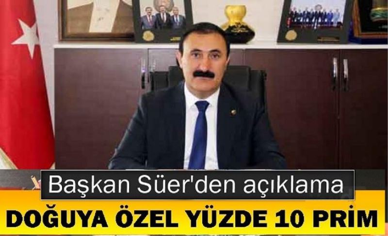 Süer: Yüzde 10’luk teşvik sayesinde pancar daha çok kazandırıyor