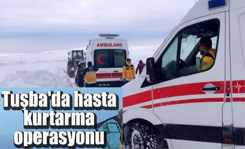 Tuşba’da doğum hastası kadın belediye ekipleri tarafından hastaneye ulaştırıldı