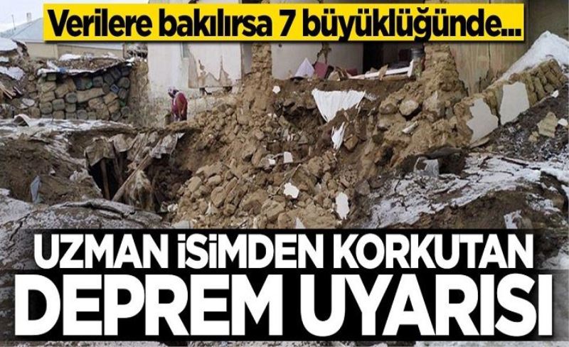 Uzman isimden korkutan deprem uyarısı: Verilere bakılırsa 7 büyüklüğünde...