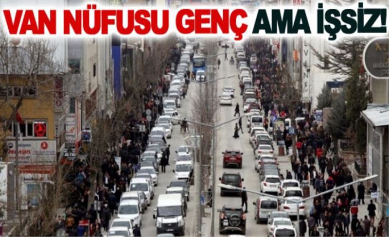 Van nüfusu genç ama işsiz!