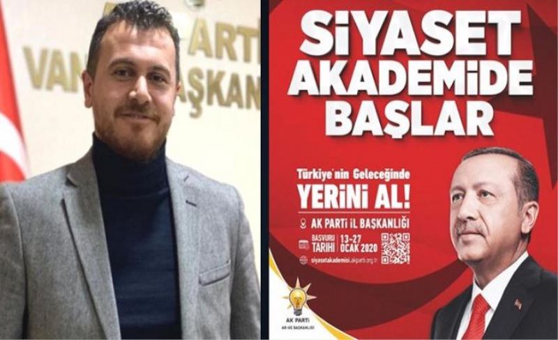 Van’da siyaset akademisine 877 başvuru…