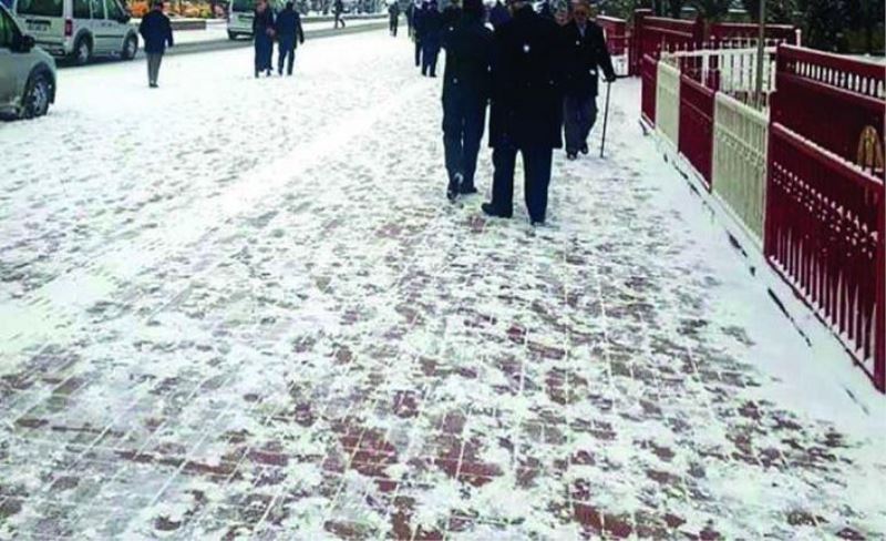 Van’daki kaldırım taşları kış şartlarına uygun mu?