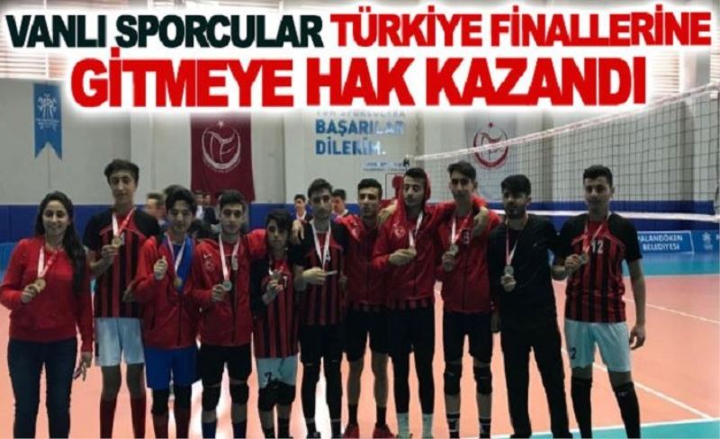 Vanlı sporcular Türkiye finallerine gitmeye hak kazandı