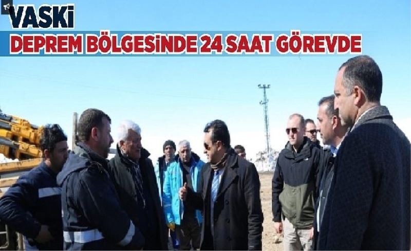 VASKİ, deprem bölgesinin altyapı sorununu çözdü