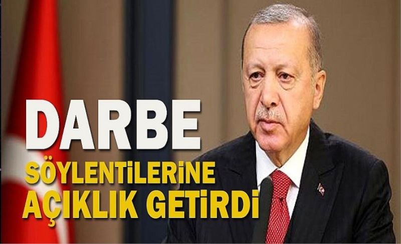 Yeni bir girişim mi var? Erdoğan'dan 'darbe' açıklaması