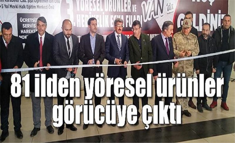 81 ilden yöresel ürünler görücüye çıktı