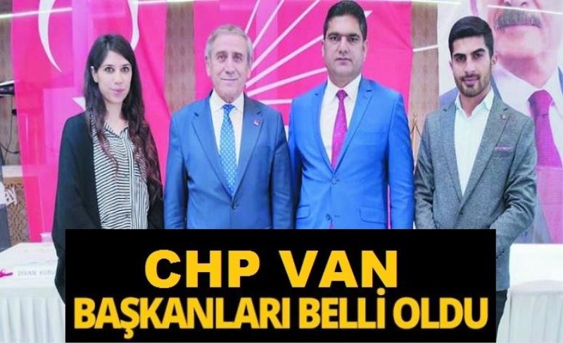 CHP’de yeni başkanlar belli oldu