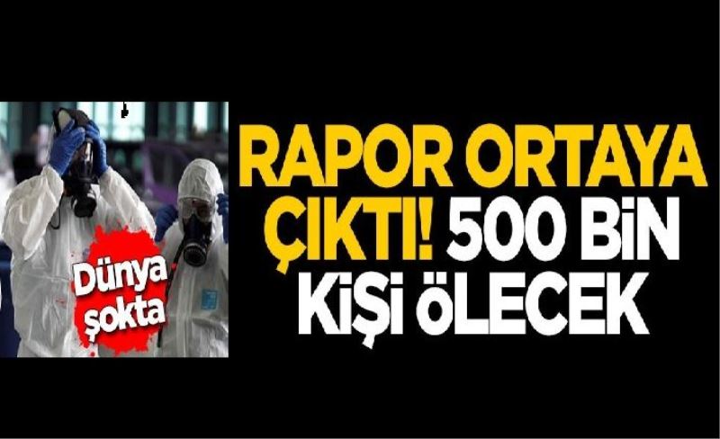 Dünyayı şoke eden raporu sundular! 500 bin kişi ölecek