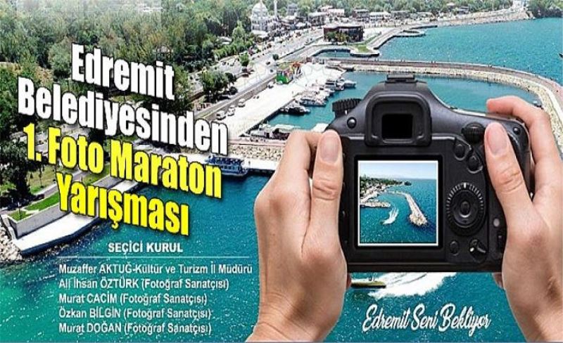 Edremit Belediyesinden 1. Foto Maraton Yarışması