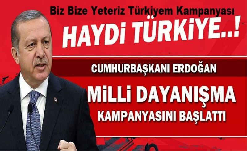 Erdoğan kampanyayı duyurdu ve bağışladığı maaş sayısını açıkladı! Bakanlardan 5 milyon 200 bin TL bağış!