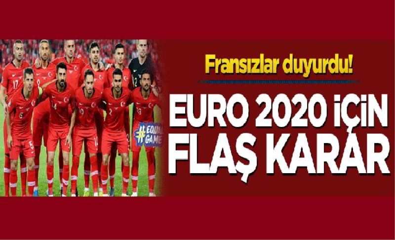 EURO 2020 koronavirüs nedeniyle erteleniyor