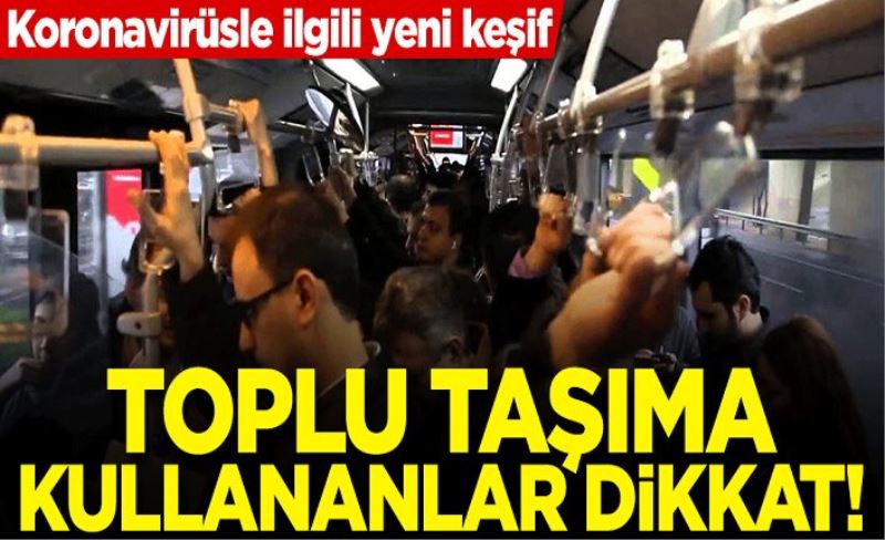 Koronavirüsle ilgili yeni keşif: Havada yarım saat asılı kalabiliyor!