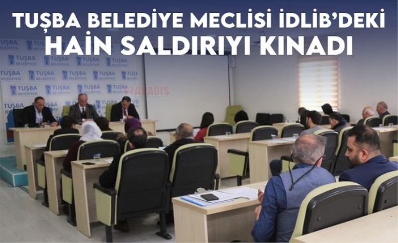 Tuşba Belediye Meclisi, hain saldırıyı kınadı