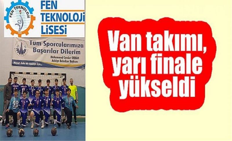 Van takımı, yarı finale yükseldi