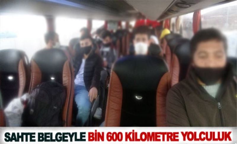 Korona virüsü nedeniyle sahte seyahat belgesiyle İstanbul’dan Van’a gelen 22 kişi yakalandı