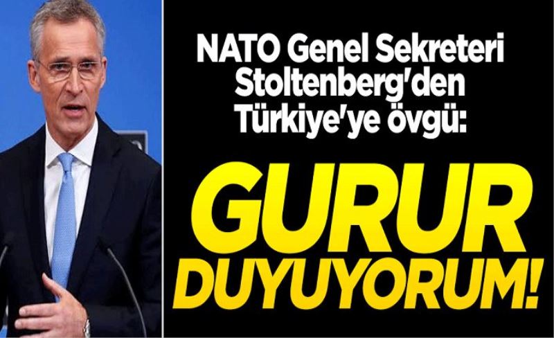 NATO Genel Sekreteri Stoltenberg'den Türkiye'nin İtalya ve İspanya'ya yardımına övgü: Gurur duyuyorum!