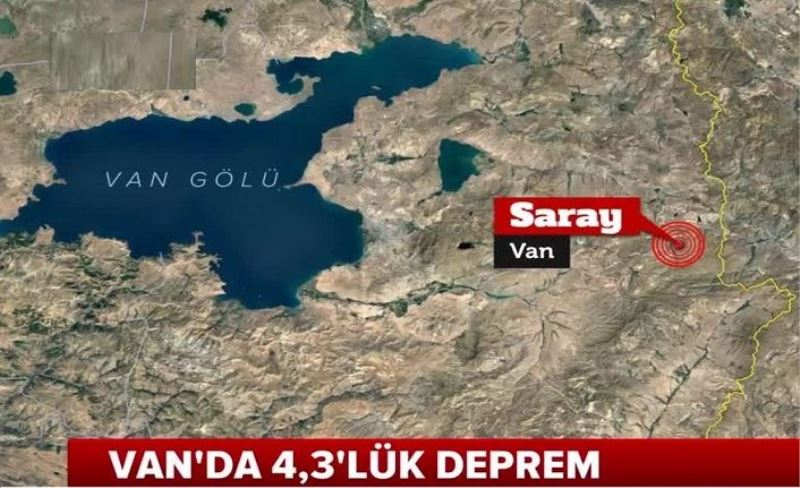 Van'da bir korkutan deprem daha