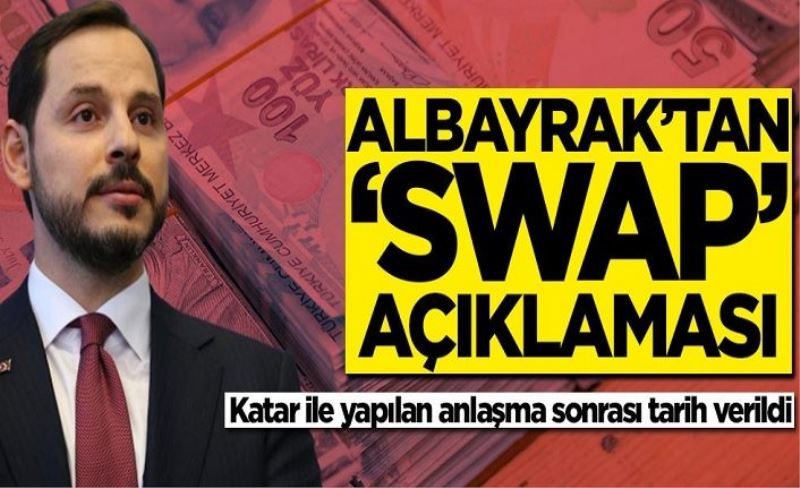 Berat Albayrak'tan kritik swap açıklaması