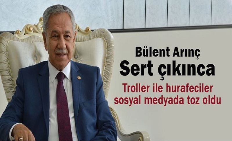 Bülent Arınç  trollere ağızlarının payını verdi