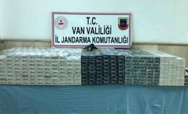 Çaldıran'da 8 bin paket kaçak sigara ele geçirildi