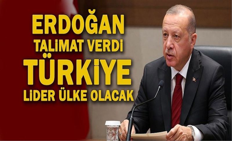 Erdoğan talimatı verdi... Türkiye yıldızlaşacak!