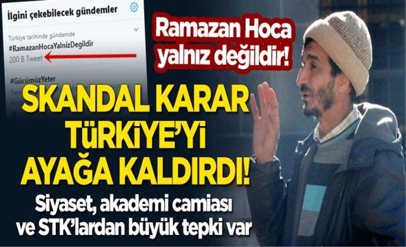 İslam'ı anlatıyor diye tımarhaneye hapsedilen Ramazan Hoca'ya büyük destek! Zulme karşı tüm Türkiye ayağa kalktı!