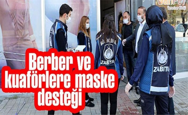 Van Büyükşehir Belediyesinden berber ve kuaförlere maske desteği