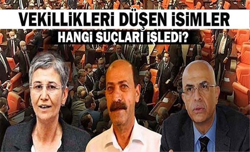 CHP'li ve HDP'li isimlerin vekillikleri neden düştü?